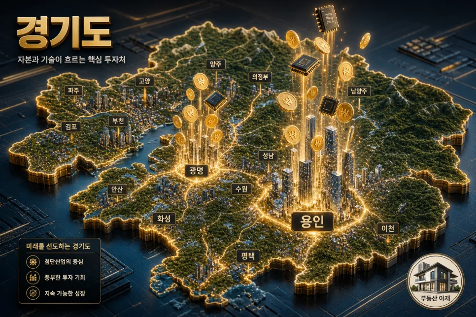 2026년 경기도 땅값 상승률 TOP 3: 반도체·재개발 영향 분석