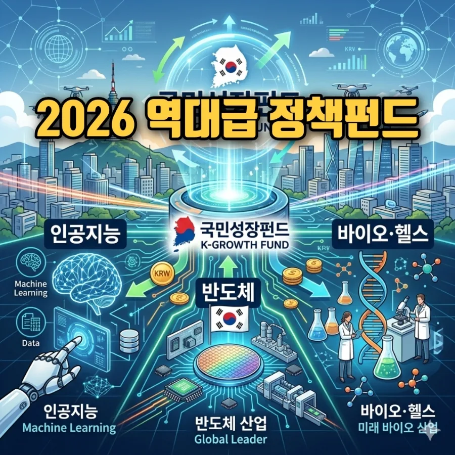 국민성장펀드 2026: 정부 손실 20% 부담, 세금 혜택 총정리