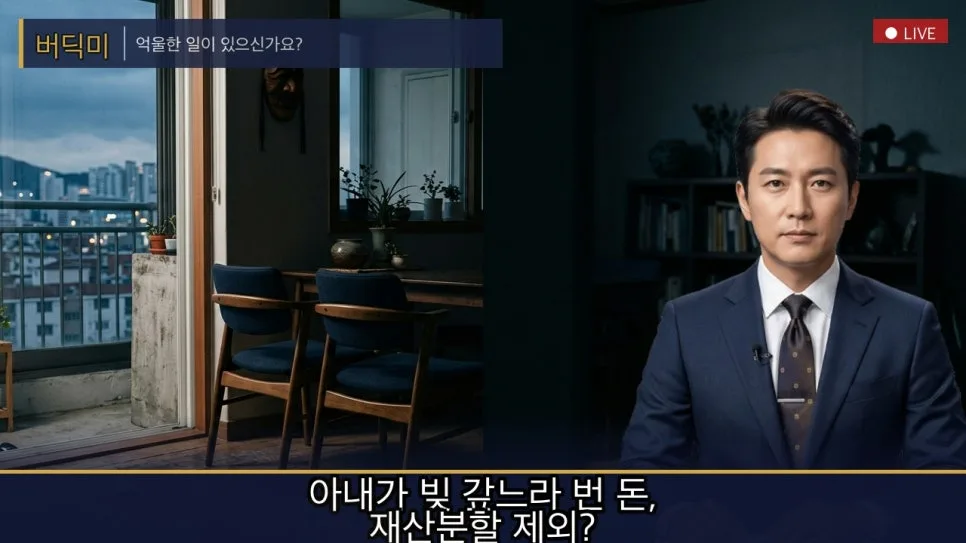이혼 시 남편 빚 갚은 아내, 재산분할 2억 받을 수 있을까? 2026