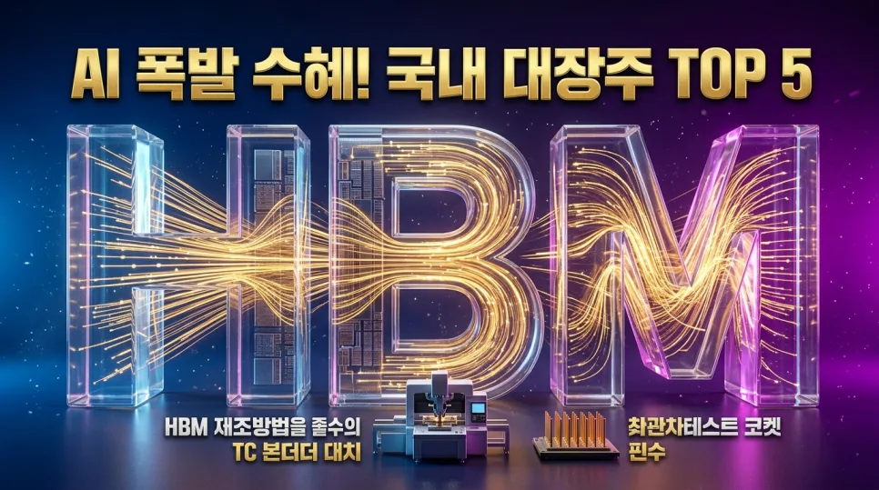 2026년 AI 반도체 대장주 TOP 5: HBM·NPU 핵심 기업 분석