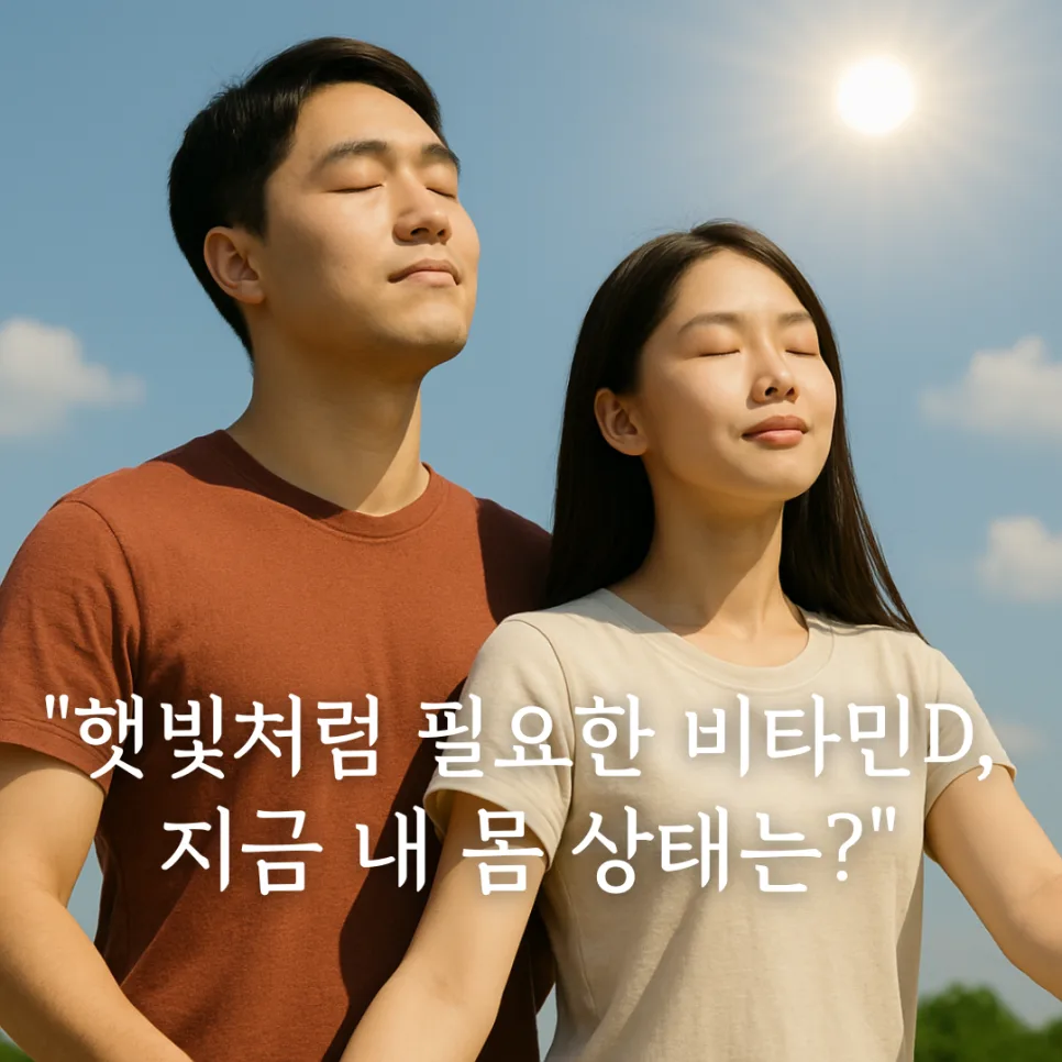 비타민D 부족 증상 2026: 몸이 보내는 7가지 위험 신호와 관리법