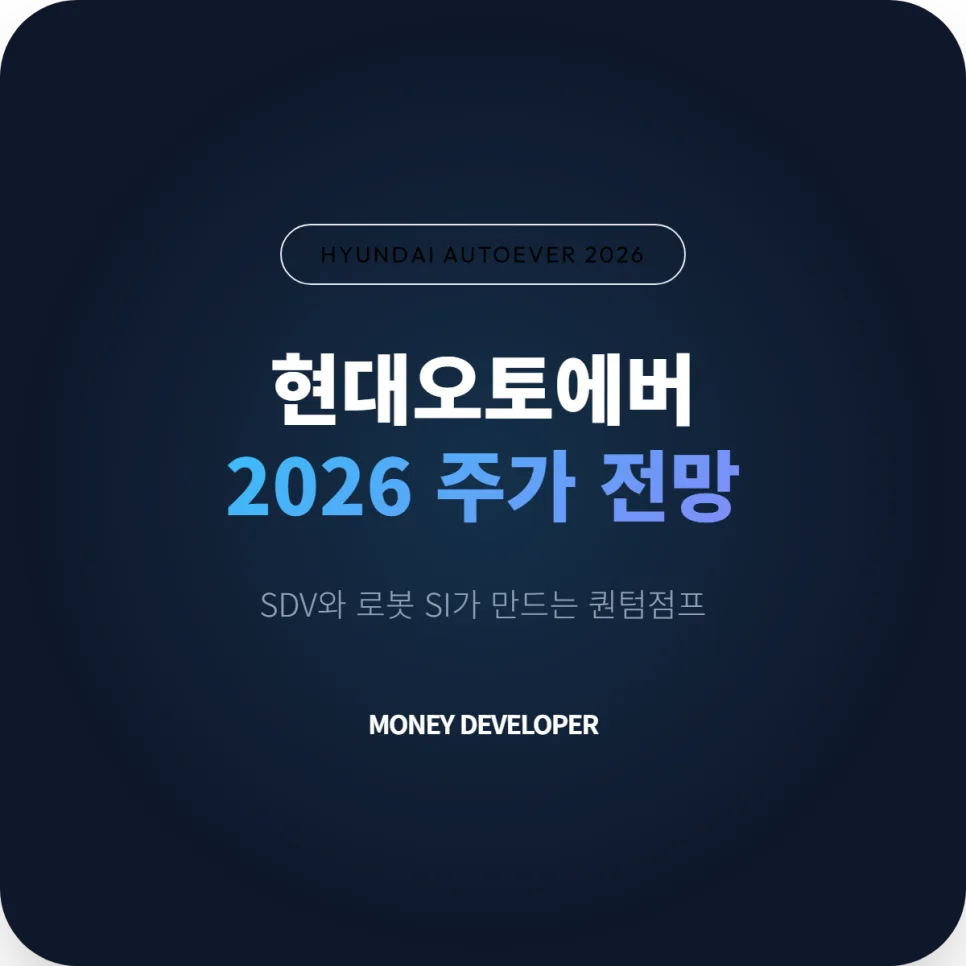 현대오토에버 주가, 2026년 SDV 전환으로 얼마나 오를까?