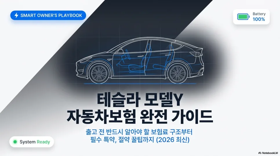 테슬라 모델Y 자동차보험, 2026년 보험료 절약 완벽 가이드