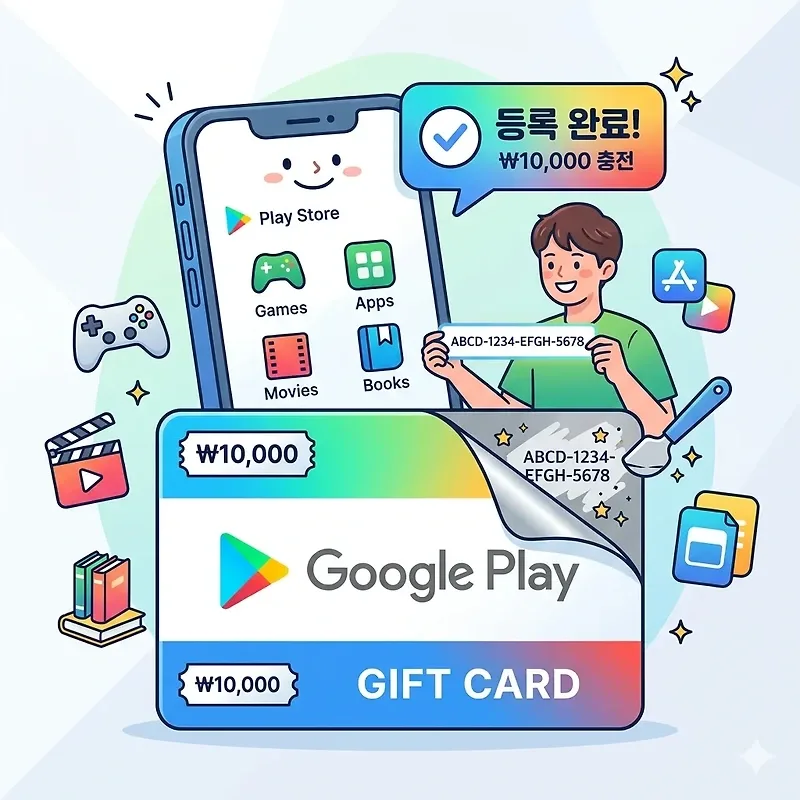 구글 기프트 카드 등록 및 사용법 2026: 오류 해결 가이드