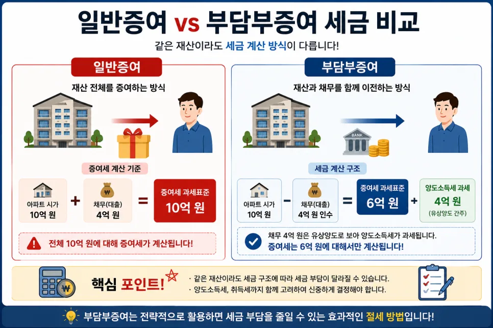 부담부증여 절세법 2026: 세금 폭탄 피하는 방법 총정리 2