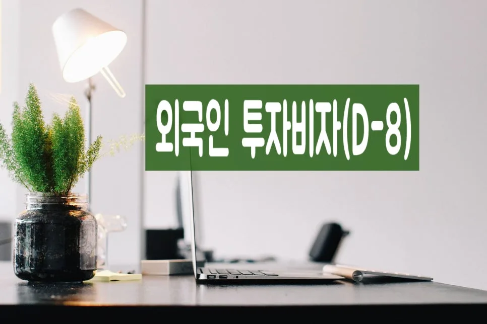 외국인 투자 비자 D-8-1, 2026년 발급 요건 및 절차 총정리