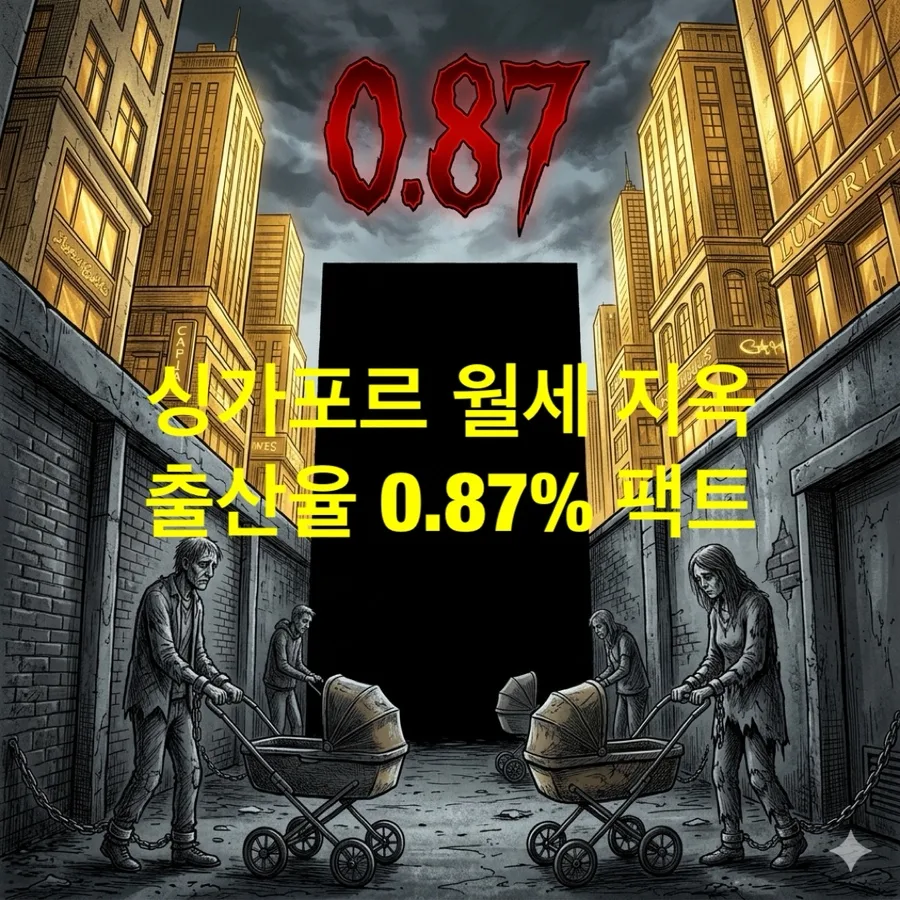싱가포르 부동산 모델의 함정: 0.87 출산율의 진실 2026