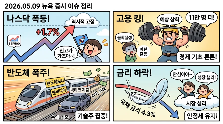 2026년 뉴욕 증시, 사상 최고치 경신 이유와 전망은?