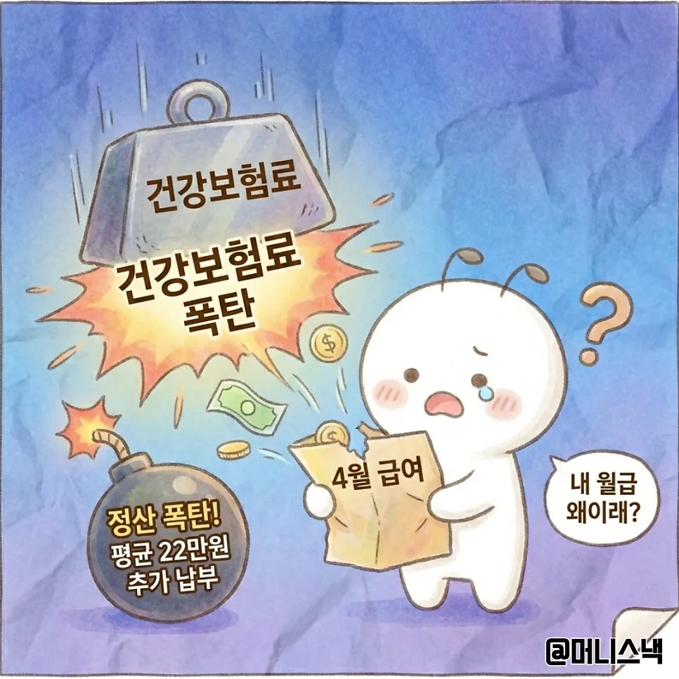 4월 건강보험료 정산 폭탄? 평균 22만원 더 내는 이유 2026
