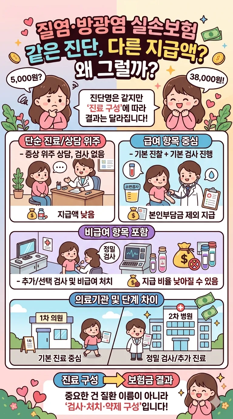 질염 실손보험 지급 차이, 2026년 기준 총정리