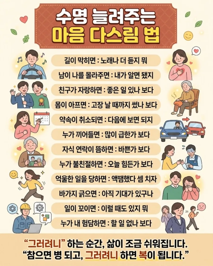 수명 연장 비결 2026: 마음 관리와 삼성생명 보험 비교 분석