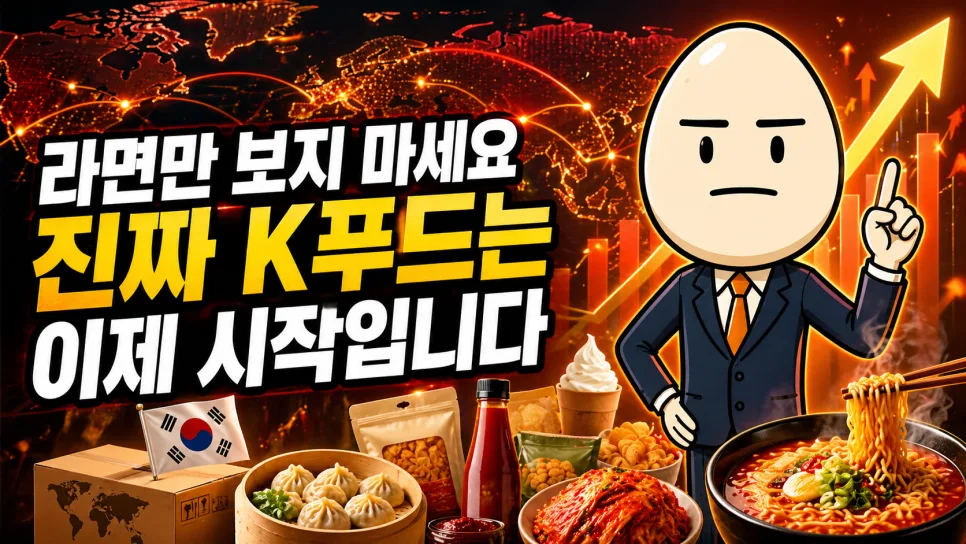 K푸드 주식 2026년 전망: 삼양·오리온 넘어설 차세대 주자는?