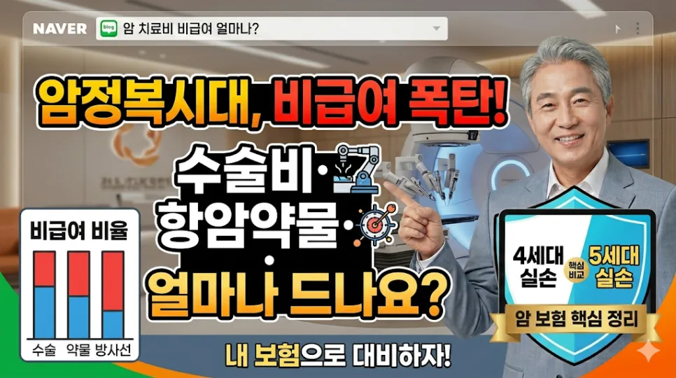 암 비급여 치료비 2026년 현실: 수술·항암·방사선 얼마나 드나요?