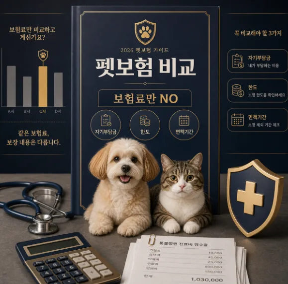 2026년 펫보험 현명하게 고르는 법: 보험료 함정 피하기