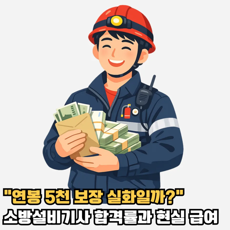 소방설비기사 전기 실기 합격률 2026: 연봉 5천 현실과 전망