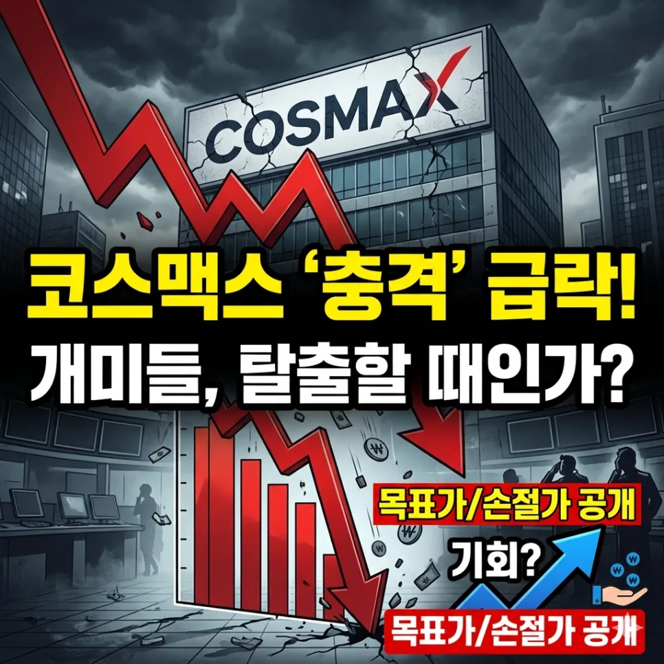 코스맥스 주가 급락 이유와 2026년 전망: 투자 전략 총정리