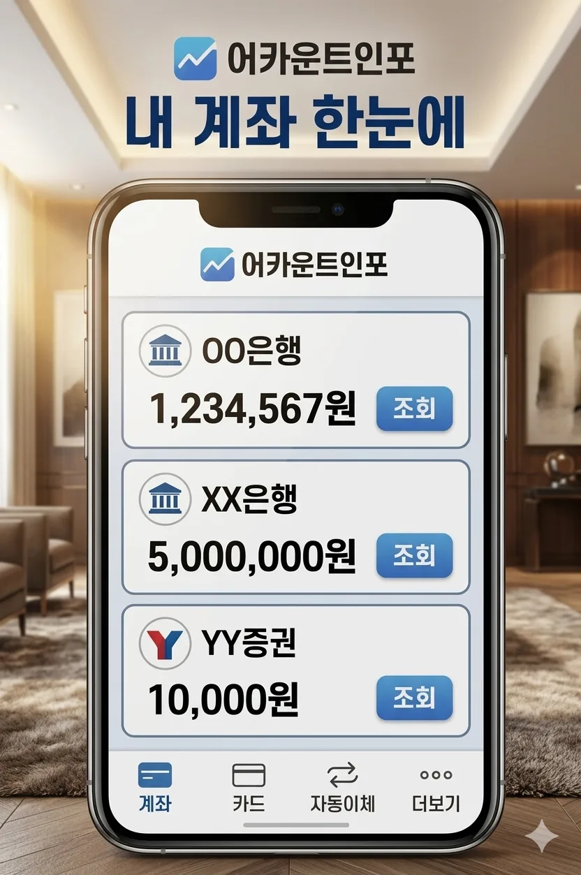 숨은 돈 찾는 법: 어카운트인포 활용 가이드 2026