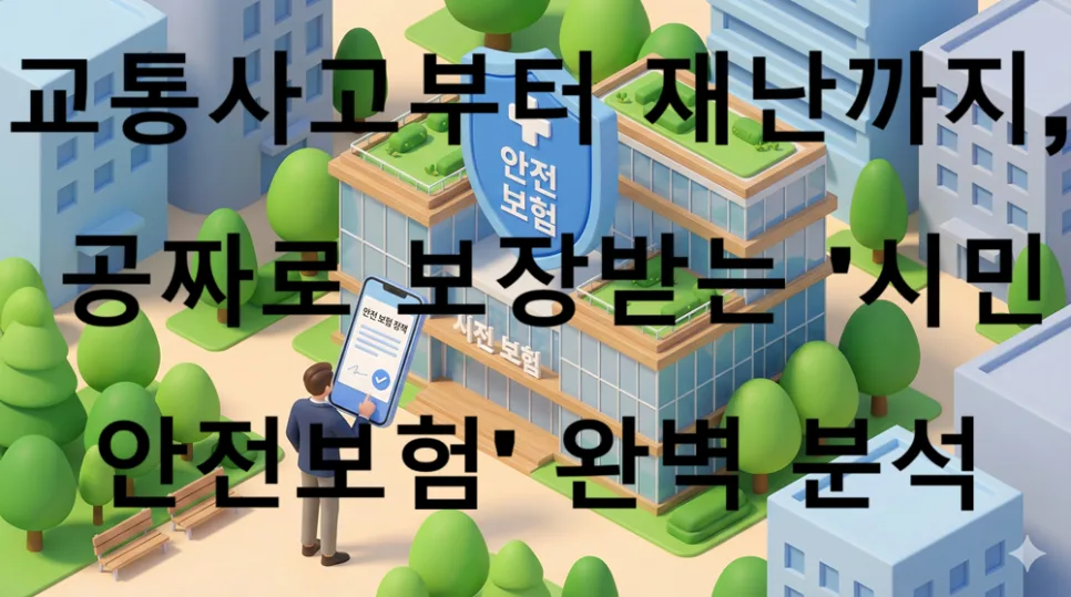 시민안전보험 2026: 무료 혜택 및 청구 방법 총정리