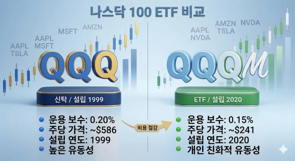 QQQM vs QQQ: 장기 투자를 위한 현명한 선택 2026