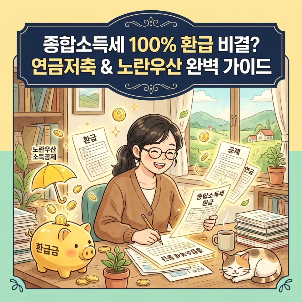 2026 종합소득세 절세, 연금저축·IRP·노란우산공제 활용법