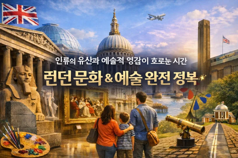 런던 문화 예술 명소 5곳: 2026년 필수 코스 완벽 가이드