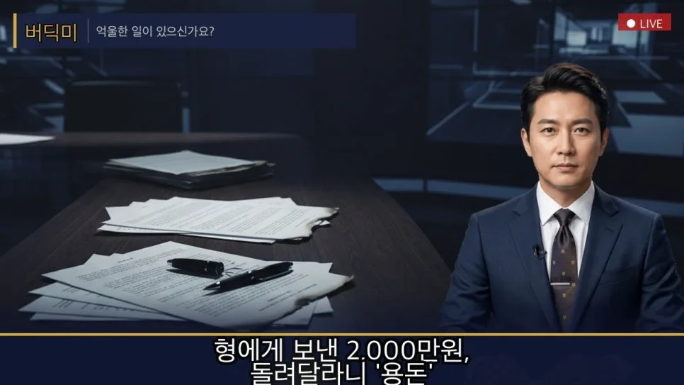 형에게 빌려준 2천만원, 돌려받을 수 있을까? 법적 쟁점 2026