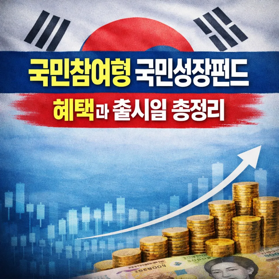 국민참여성장펀드 2026년 가입 방법, 혜택, 수혜주 총정리
