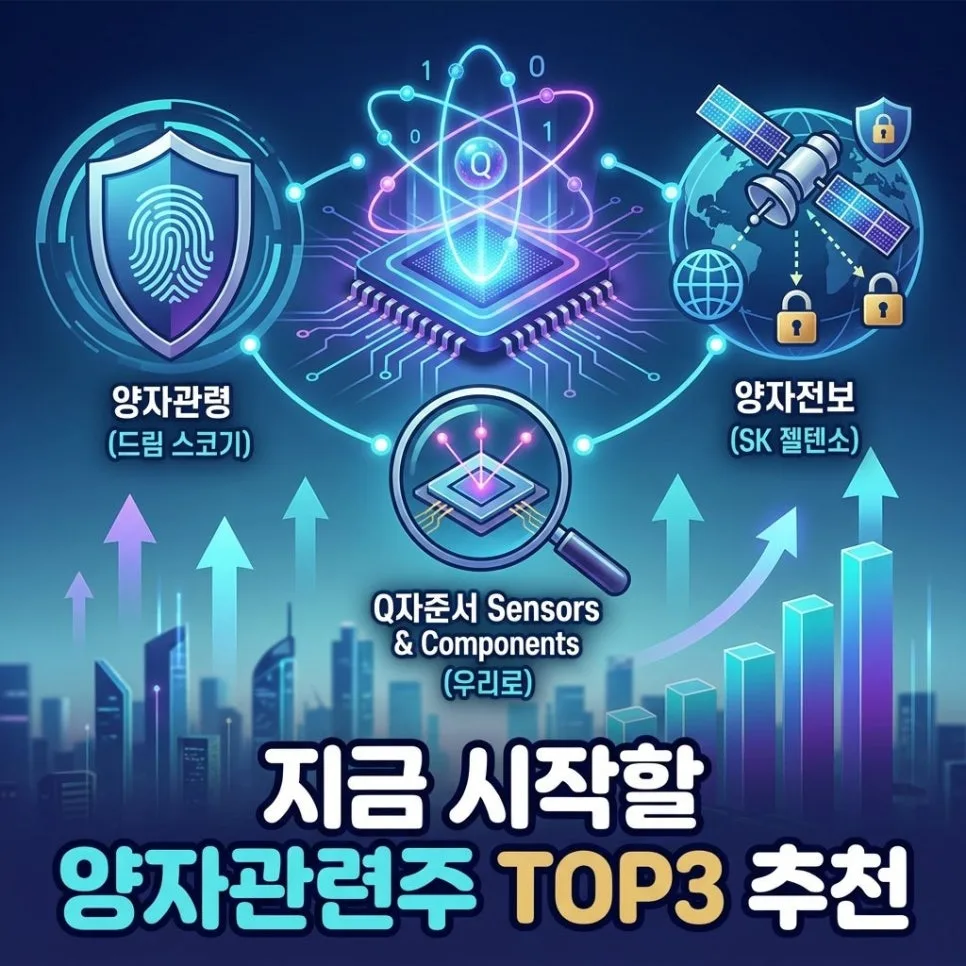 양자관련주 투자 전략 2026: 드림시큐리티·우리로·SKT 비교 분석