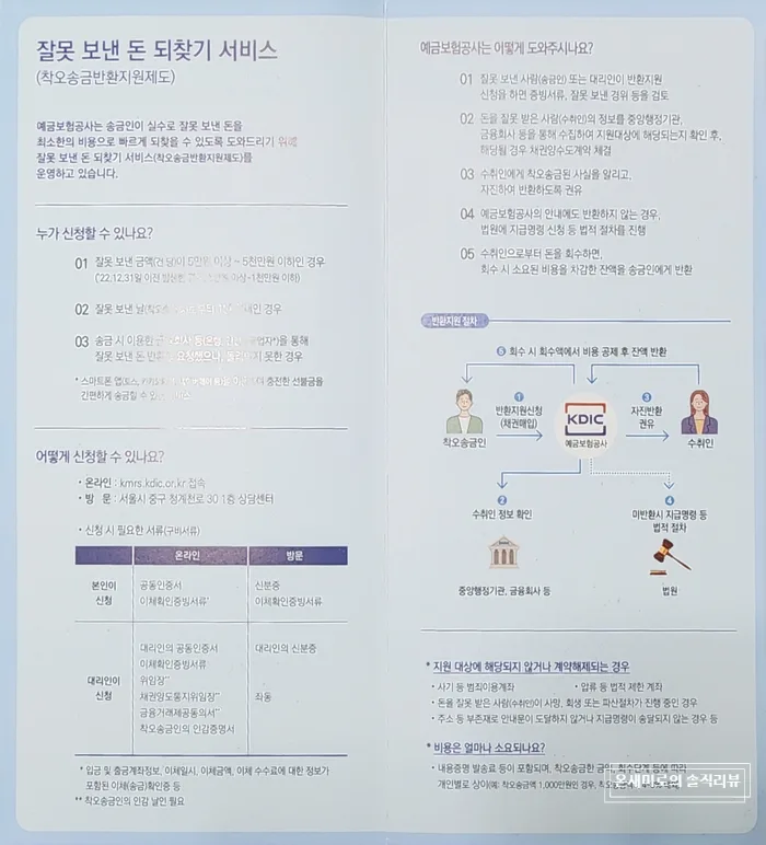 착오송금 반환 제도 2026: 잘못 보낸 돈 찾는 법 A to Z 2
