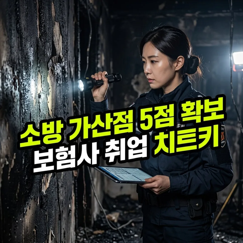 화재감식평가기사 2026: 소방 가산점 5%와 연봉 6천 달성 비결