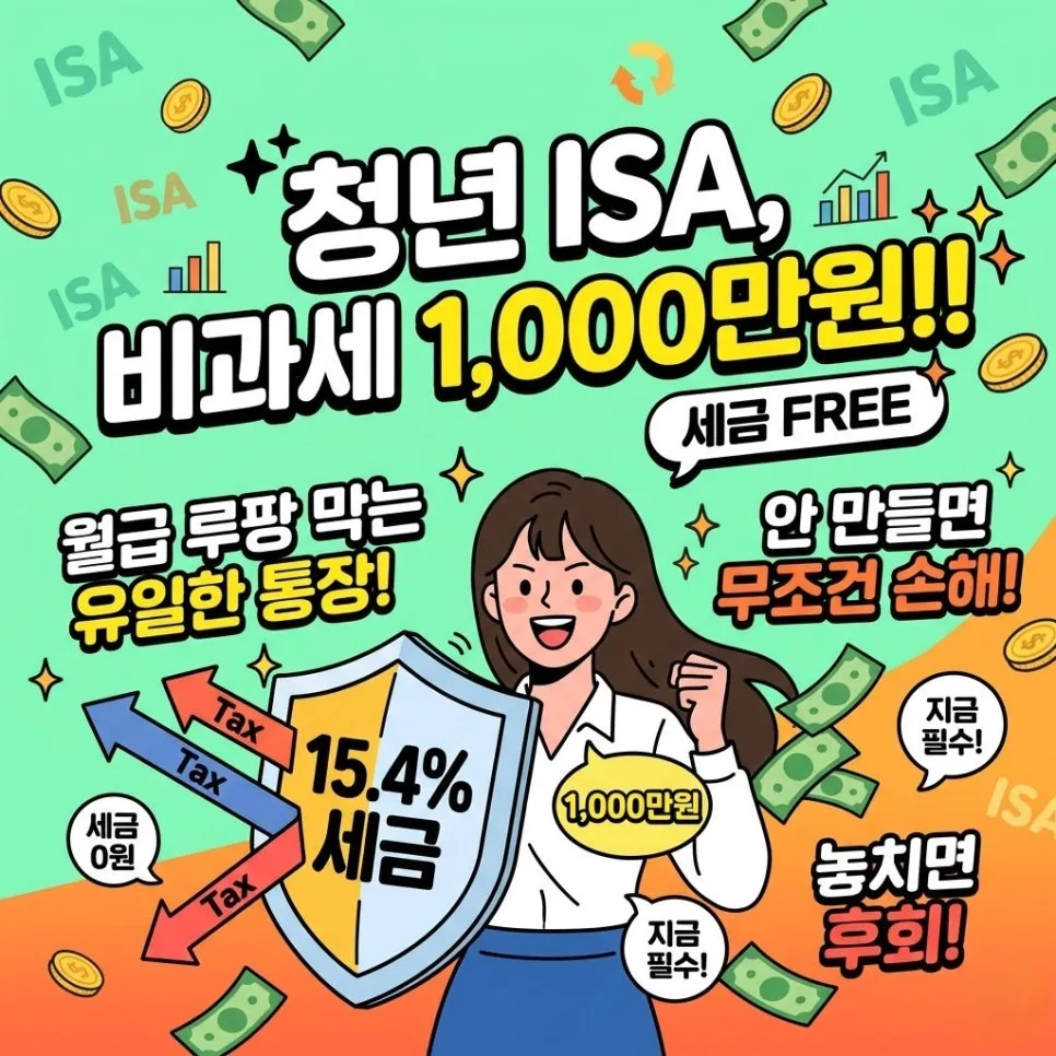 청년 ISA 비과세 1000만원 혜택: 2026년 절세 필수 가이드