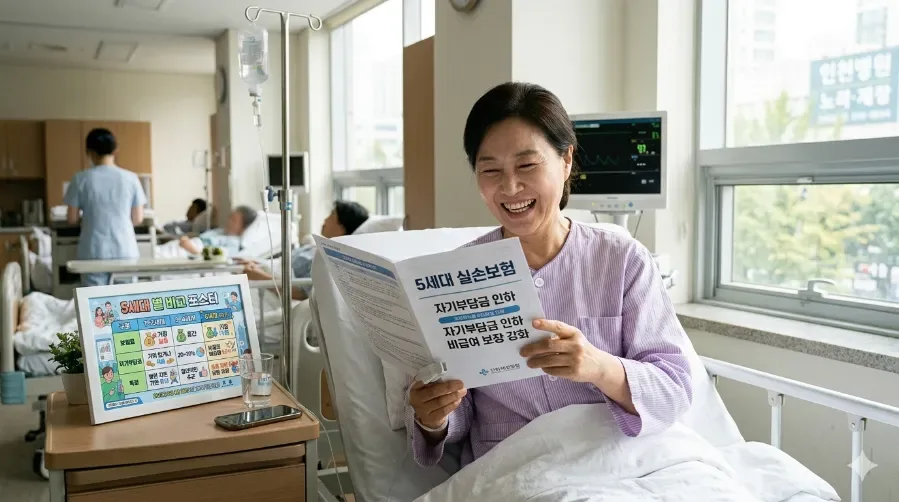 5세대 실손보험, 보험료 반값? 2026년 개편 총정리