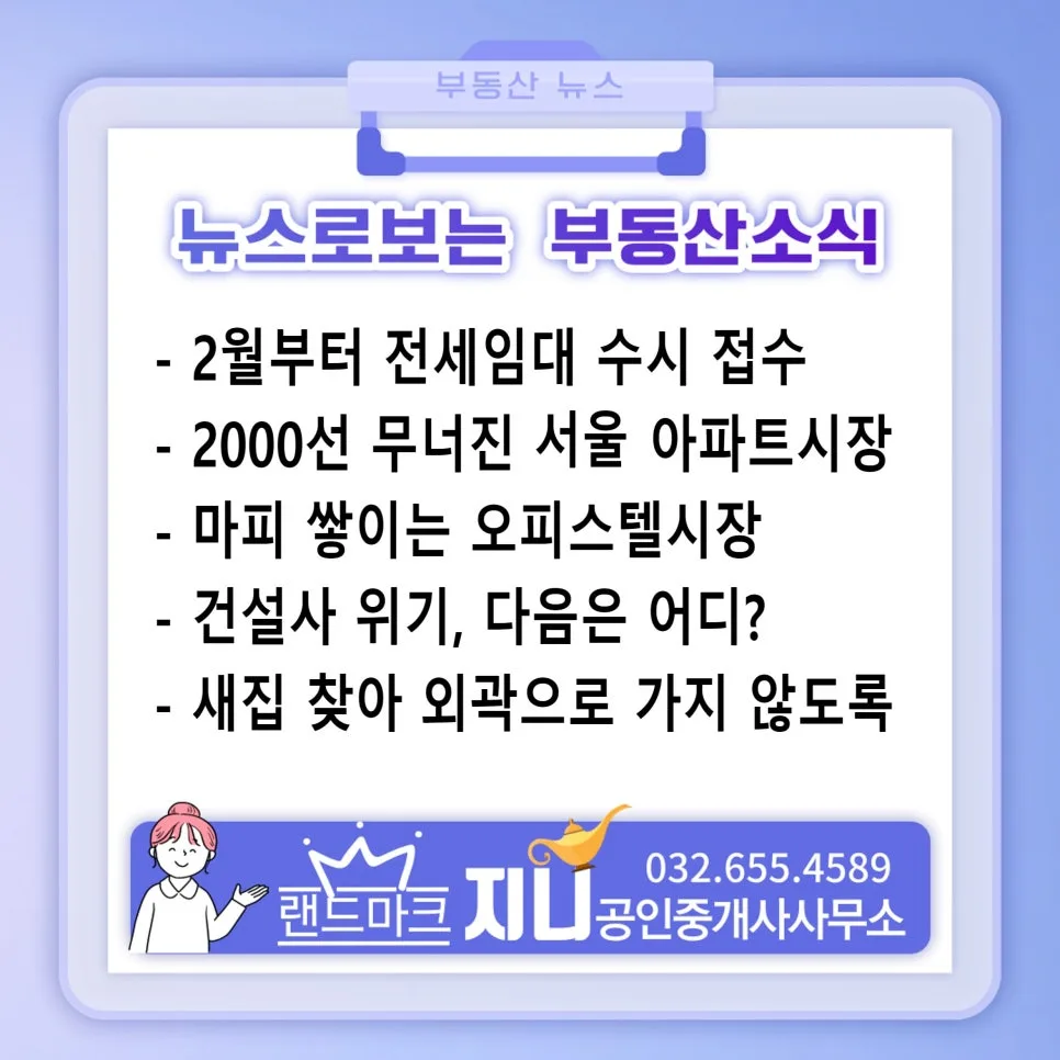 서울 아파트 거래 2000선 붕괴 2026: 마피 오피스텔, 건설사 위기까지