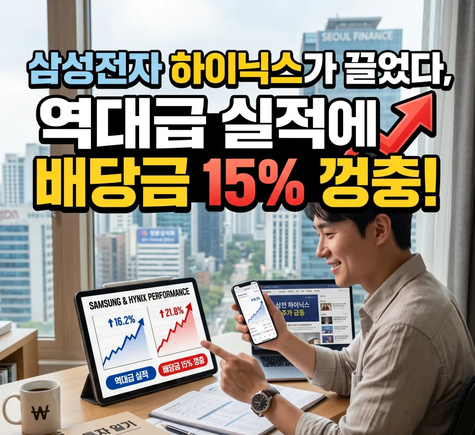 2026년 역대급 배당금 지급 현황: 삼성전자·하이닉스 주도, 밸류업 정책 영향 분석