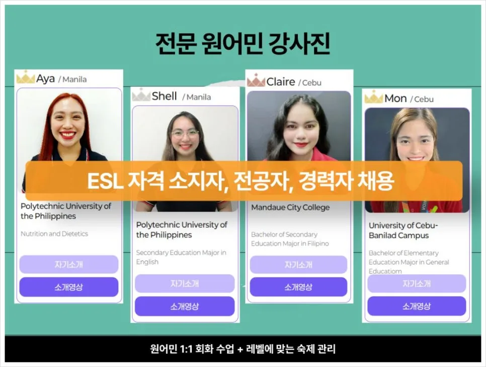 성인 영어회화 1:1 네이티브 수업 2026년 최신 후기 2