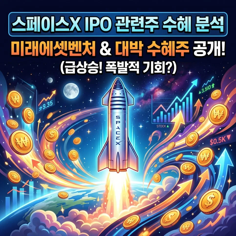 미래에셋벤처투자, 스페이스X IPO 수혜 가능성은? (2026년 전망)