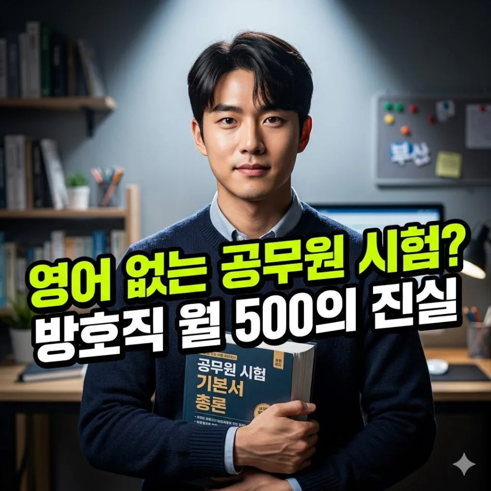 방호공무원 시험 과목 2026: 영어 없이 3과목 합격 전략
