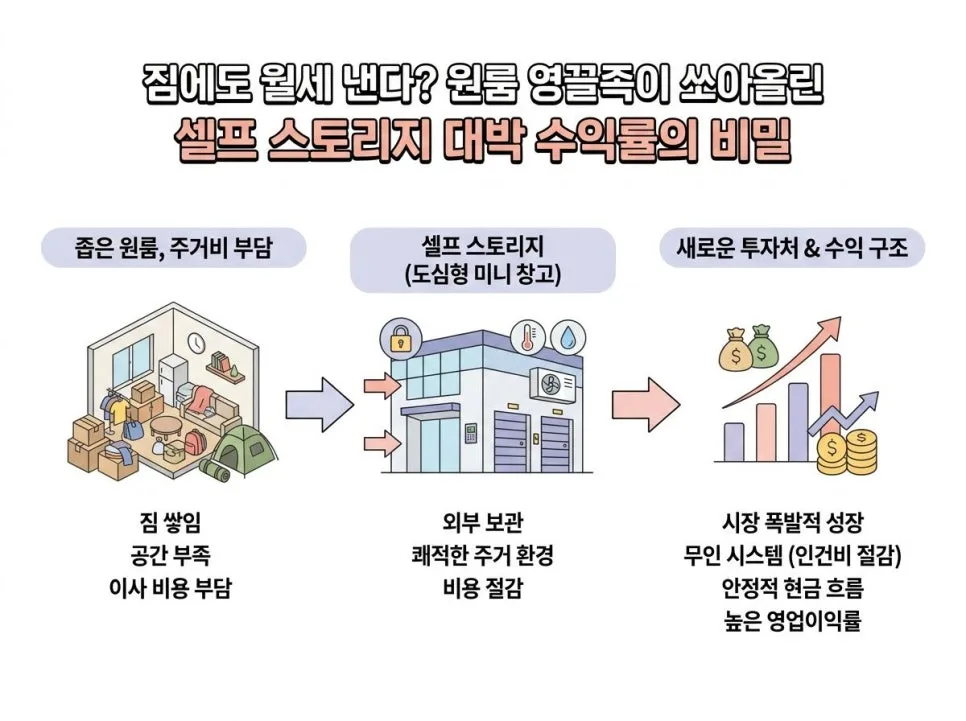 셀프 스토리지, 2026년 1인 가구 필수템 될까? 투자 전망 분석