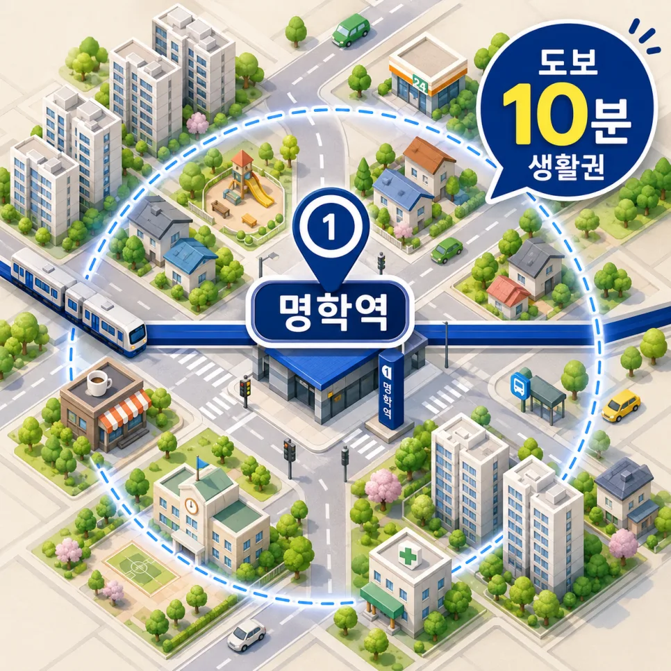 명학역 아파트 2026년 추천: 입지 분석 및 실거주 가치 총정리