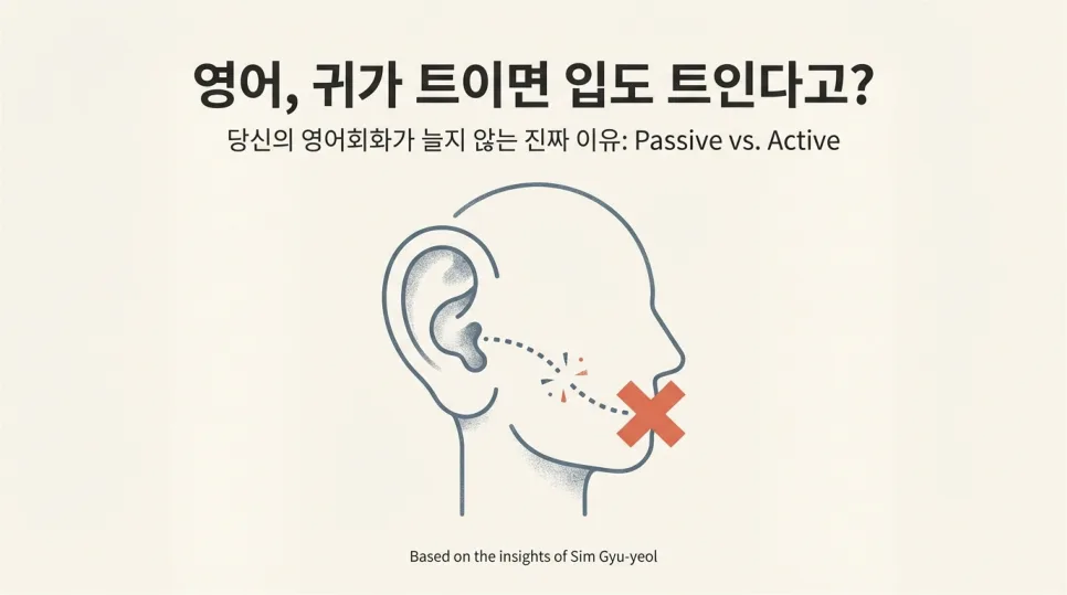 영어 말하기, 왜 '읽기/듣기'만으론 안 될까? 2026년 학습법 2