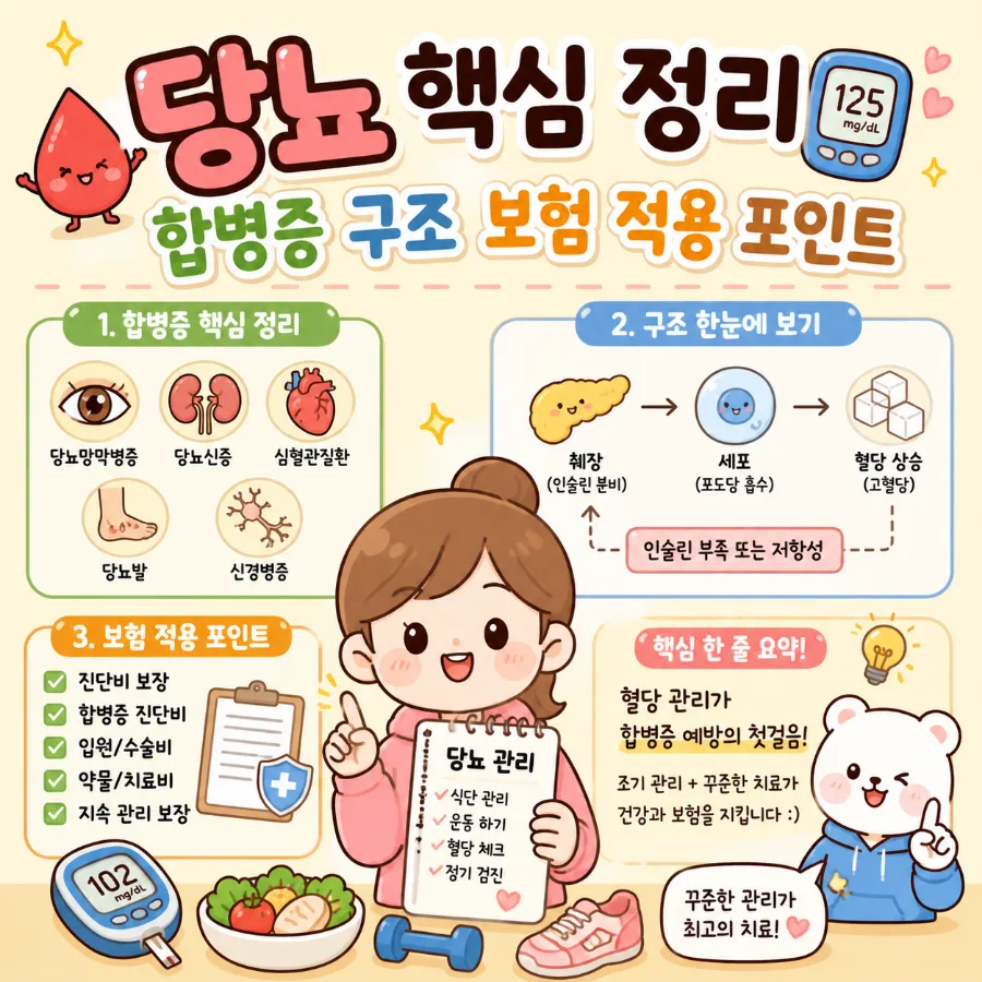 당뇨병 합병증과 보험 적용 2026년 핵심 총정리