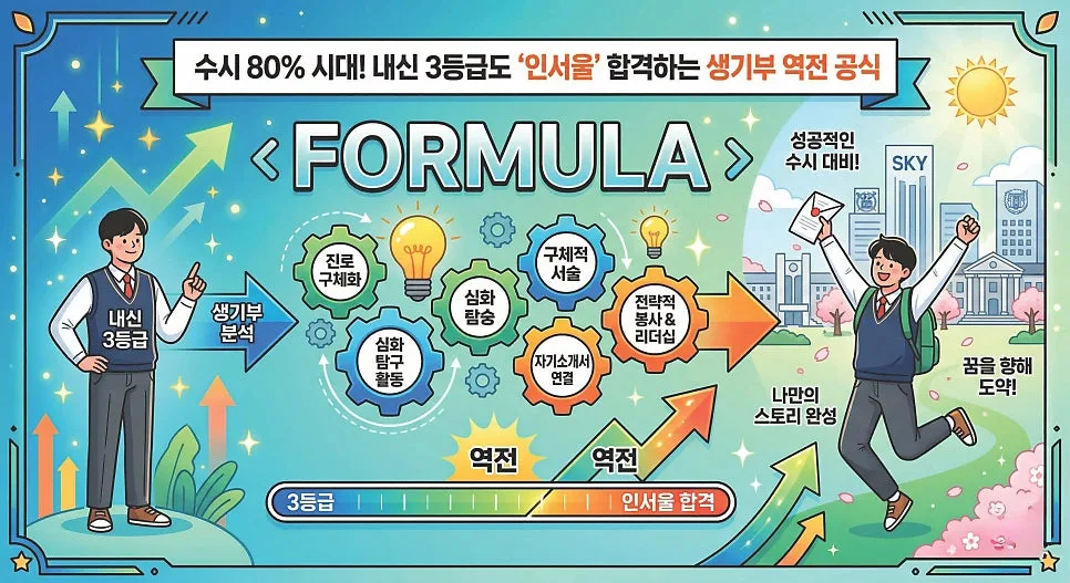 내신 3등급도 인서울? 생기부 역전 전략 2026