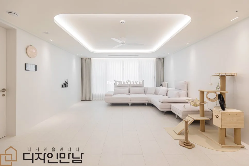 Korean Minimalist Apartment Design 2026: White & Steel Walls