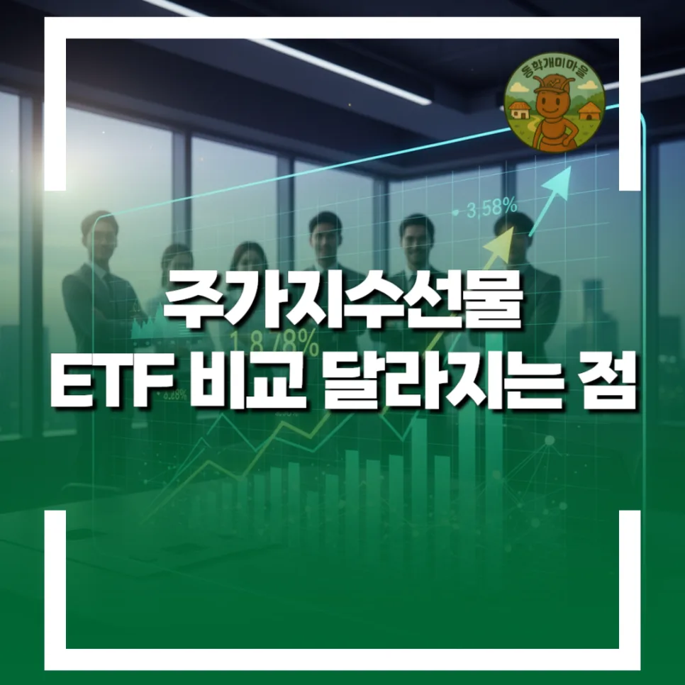 주가지수선물 vs ETF: 2026년 현물 vs 파생 구조 차이점 완벽 비교
