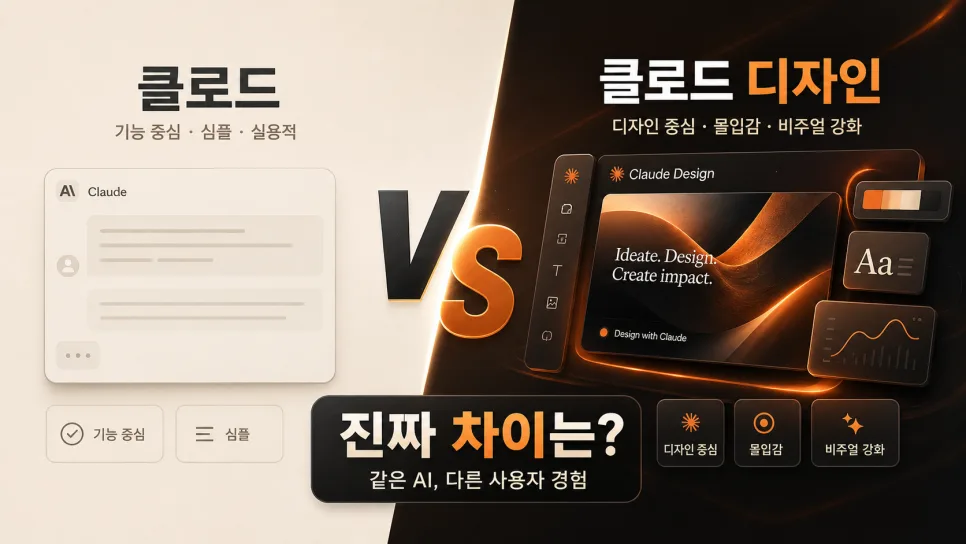 클로드 디자인 vs 일반 클로드: PPT 제작, 뭐가 더 나을까? 2026
