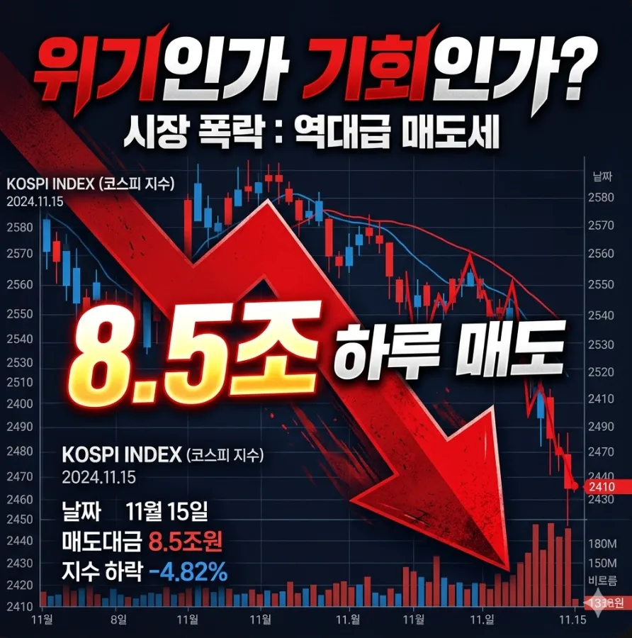 외국인 8.5조 매도, 2026년 시장 위기인가 기회인가?