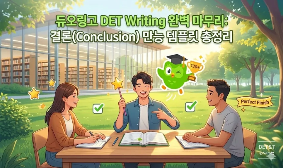 듀오링고 DET Writing 결론 템플릿: 고득점 마무리 전략 2026
