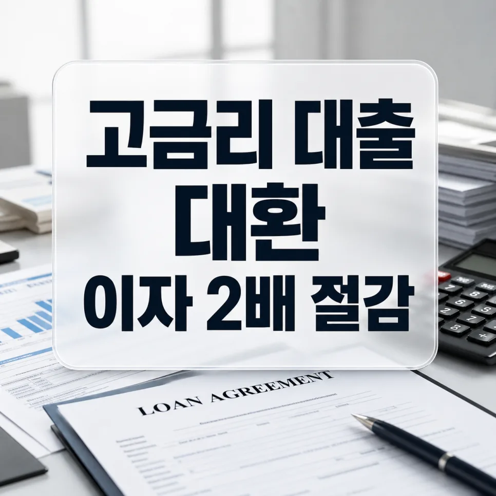 고금리 대출 갈아타기 2026: 이자 1.5% 낮추는 현실적 방법
