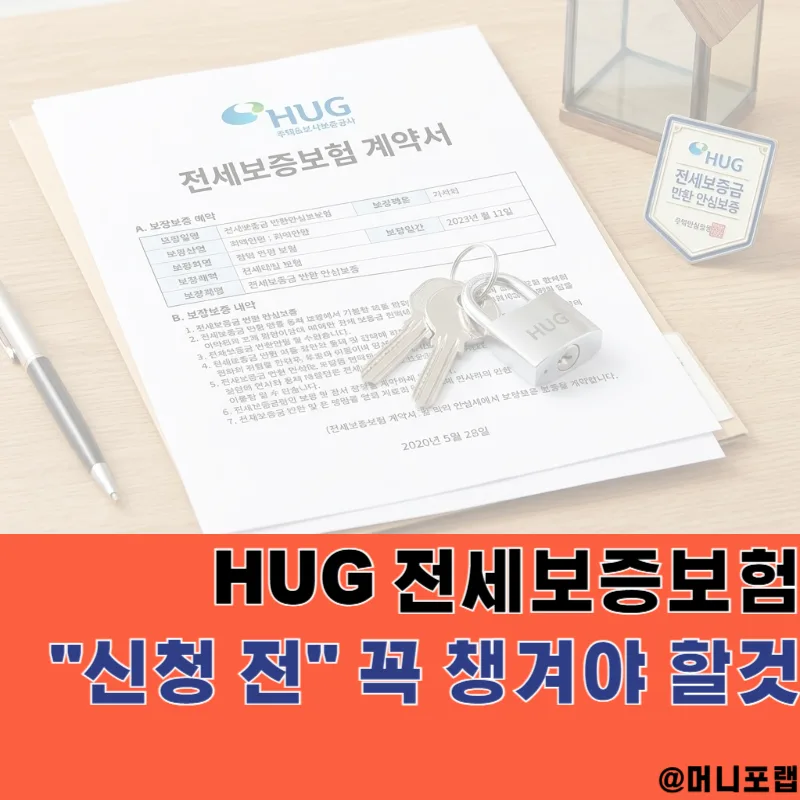 네이버 HUG 전세보증보험 가입 전 필수 체크리스트 2026