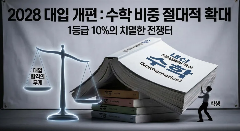 2028 대입 개편 수학, 1등급 흔해진 시대 생존 전략 2026